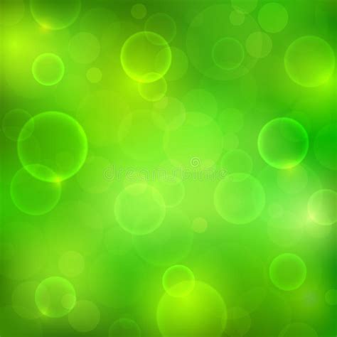 Abstract Natural Green Magic Background Stock Vector Illustration Of