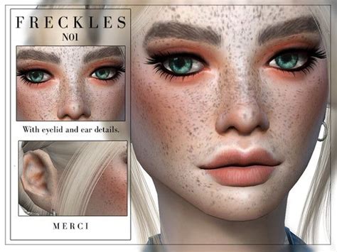 Freckles In 3 Colours Found In Tsr Category Sims 4 Skintones