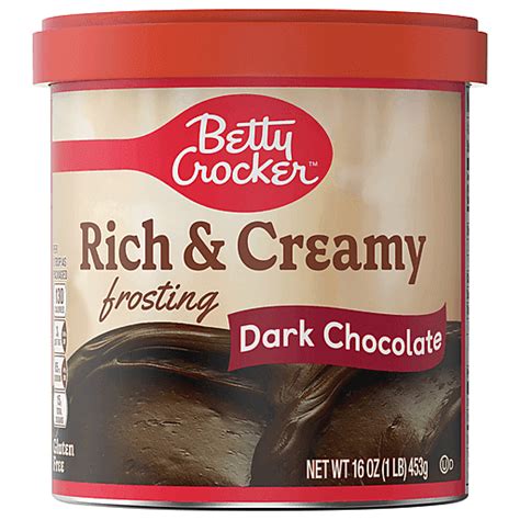 Betty Crocker Rich And Creamy Frosting Dark Chocolate Frosting Toppings And Decorations Foodtown