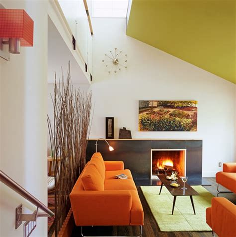 23 Fruity Orange Sofa Living Room Home Design Lover