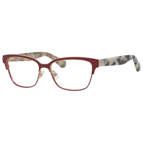 Kate Spade Ladonna S3x Burgundy And Havana Glitter Eyeglasses See My Glasses