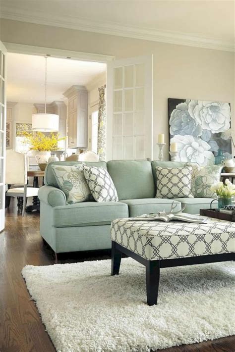 Light Blue Living Room Ideas Living Room Makeover Featuring Farrow