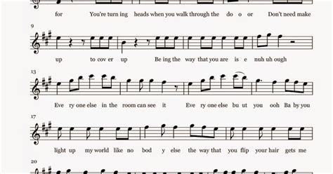 What Makes You Beautiful Flute Sheet Music Free Full
