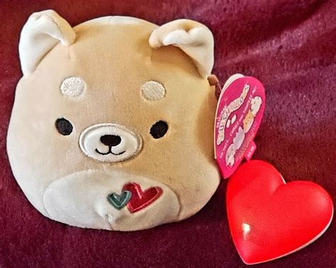 Angie The Totes Adorbs 5 Shiba Inu Valentines 2021 Squishmallow Bnwt