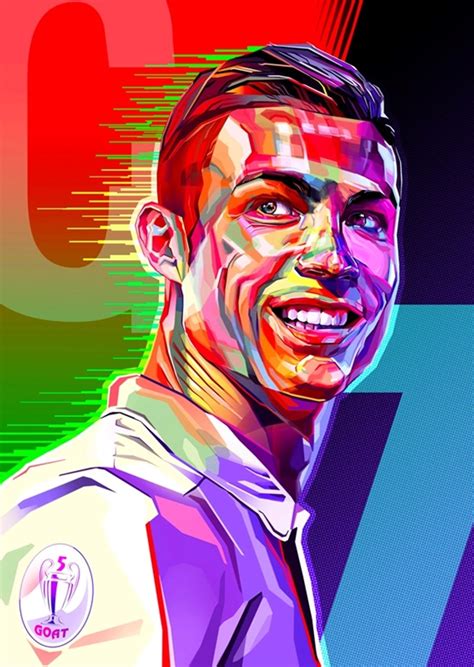 Cristiano Ronaldo Pop Art Posters And Prints By My Kido Printler