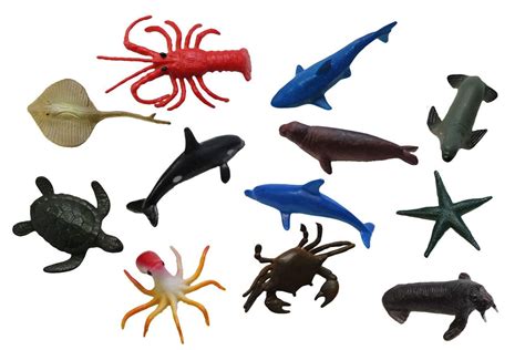 Ocean Animal Figurines Mini Animal Action Figures Replicas
