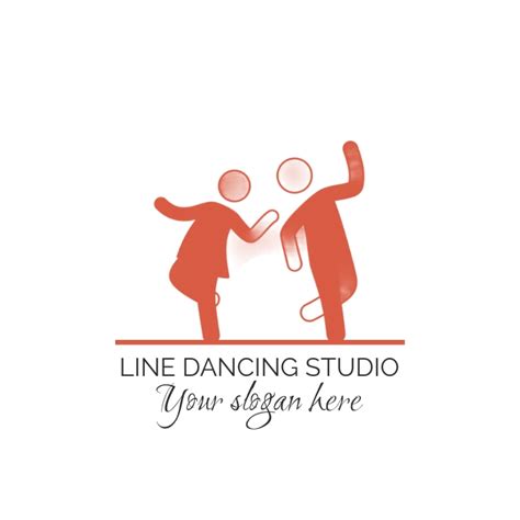 Line Dance Logo Template Postermywall