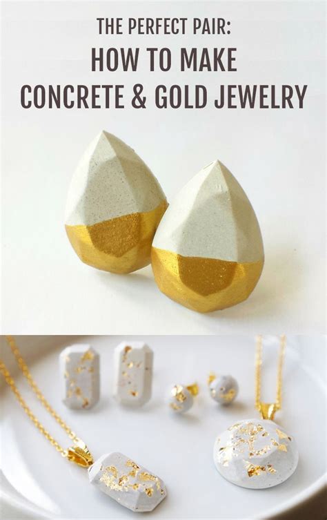 Diy Ts How To Make Concrete Jewelry Cement Jewelry Concrete