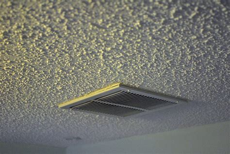 Close the windows and shut off any fans. Popcorn Ceiling Removal and Repainting | Asbestos Disposal ...