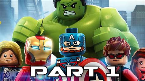 Lego Marvel Avengers Walkthrough Gameplay Part 1 Ultron Video Game