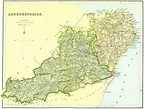 Ordnance Gazetteer of Scotland - Aberdeenshire Map