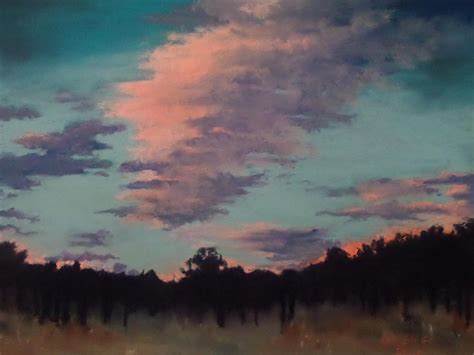 Turquoise Sky Painting By Galen Foor
