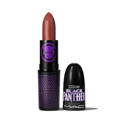 matte lipstick mac cosmetics x black panther matte lipstick in royal integrity mac cosmetics