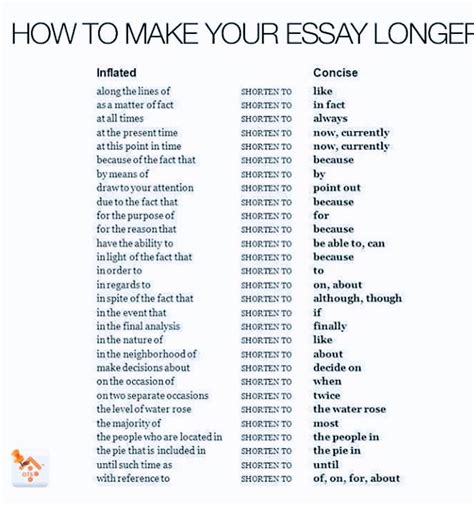 The best way to actually make a longer essay is to use words and phrases. How to make an essay longer *** Providing original custom ...