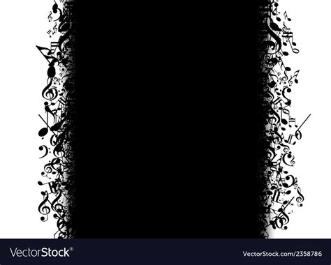 Abstract Music Notes Background Royalty Free Vector Image