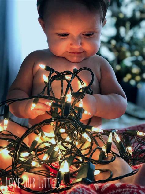 Diy Baby Christmas Pictures At Home Props Tips And Examples Love