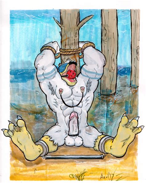 Rule 34 Anthro Avian Ayden Brogulls Azul Artist Ball Gag Balls Bird Blindfold Bondage