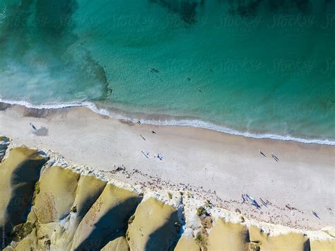 Aerial View Of Cliffs And Beach By Stocksy Contributor Gillian Vann Stocksy