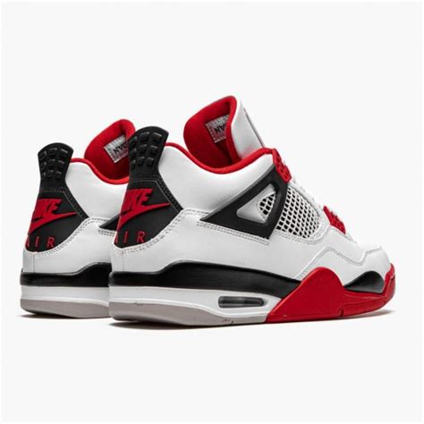 Air Jordan 4 Retro Og Fire Red 2020 Mens Jordan Sneakers Whitefire