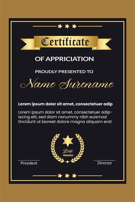 Best Employee Certificate