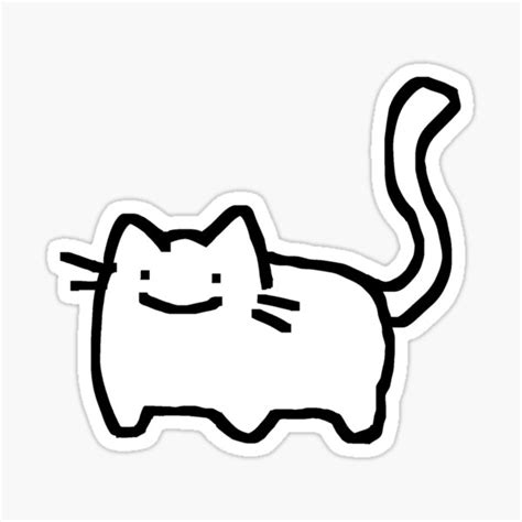 Cat Sticker For Sale By Badri2 Redbubble