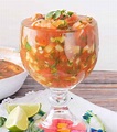 Coctel de Camarones (Mexican Shrimp Cocktail) + VIDEO