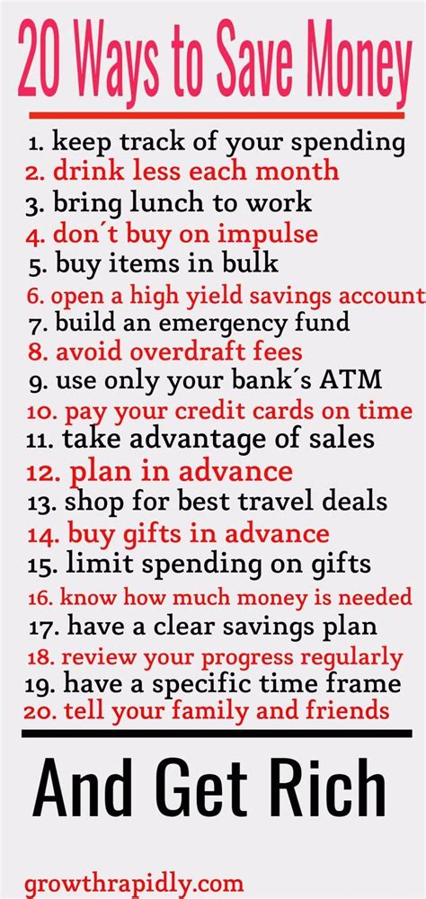 They tend to save money as well as to spend them easily on the things they sometimes don't really need. 20 Smart Ways to Save Your Money | Best money saving tips