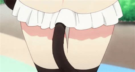 Anime Cat Tail Wagging GIF Anime Cat Tail Wagging Cute Discover Share GIFs