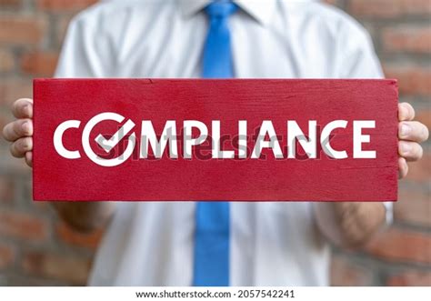 Concept Compliance Compliance Rules Law Regulation Stock Photo