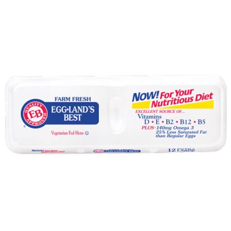 Egglands Best Classic Extra Large White Eggs 12 Count 12 Ct Marianos