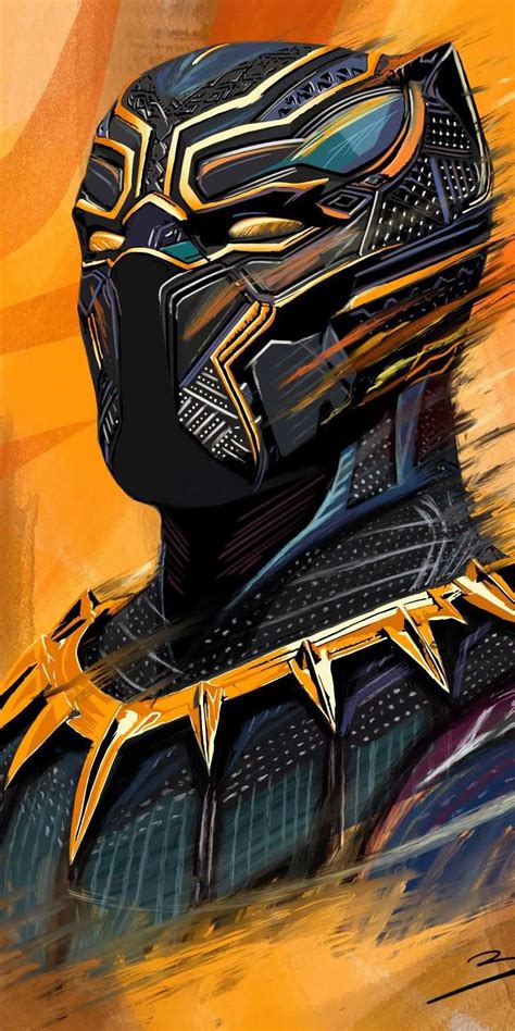 Black Panther Art Hd Iphone Wallpaper Marvel Comics Marvel Superhero