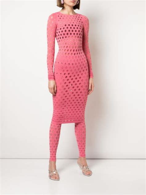 Maisie Wilen Perforated Style Dress Ss20 Farfetchcom