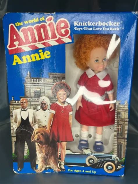 vintage 1982 knickerbocker the world of annie 6 annie doll original box include 10 00 picclick