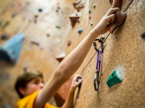 Boy Climbing Canberra Indoor Rock Climbing