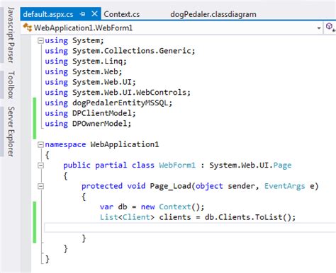 Idedogs Code First From Uml Class Diagram To Creating Ms Sql Database