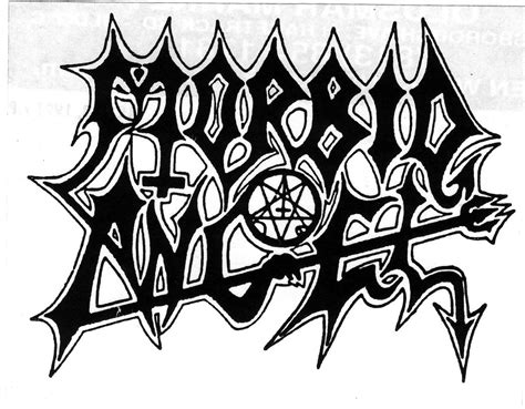 Morbid Angel Angels Logo Graphic Design Logo