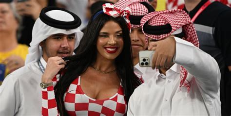 Qatar 2022 Croatian Beauty Queen Dubbed Sexiest Fan Heritage Times