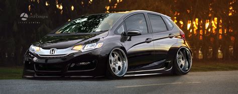 Honda Fit Custom Honda Fit Jazz Slammed Stance Bmw Car Cars Daily