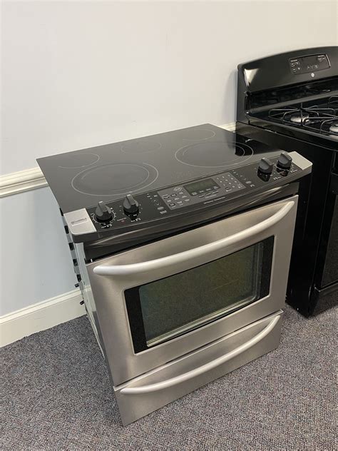 Kenmore Elite Stainless 5 Burner Glass Top Stove With Convection Oven 4
