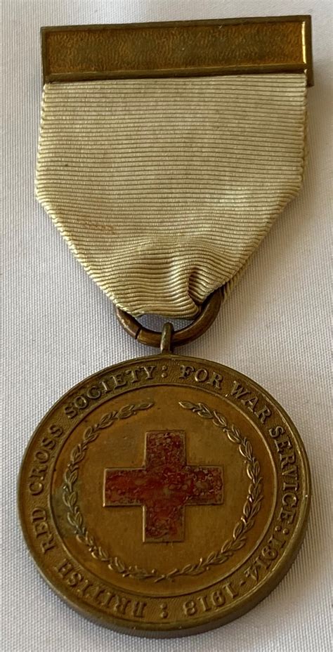 Ww1 Red Cross Society War Service Medal Time Militaria