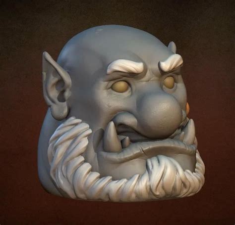 Sculpting in Blender. How to sculpt a Ogre head. | CGTrader