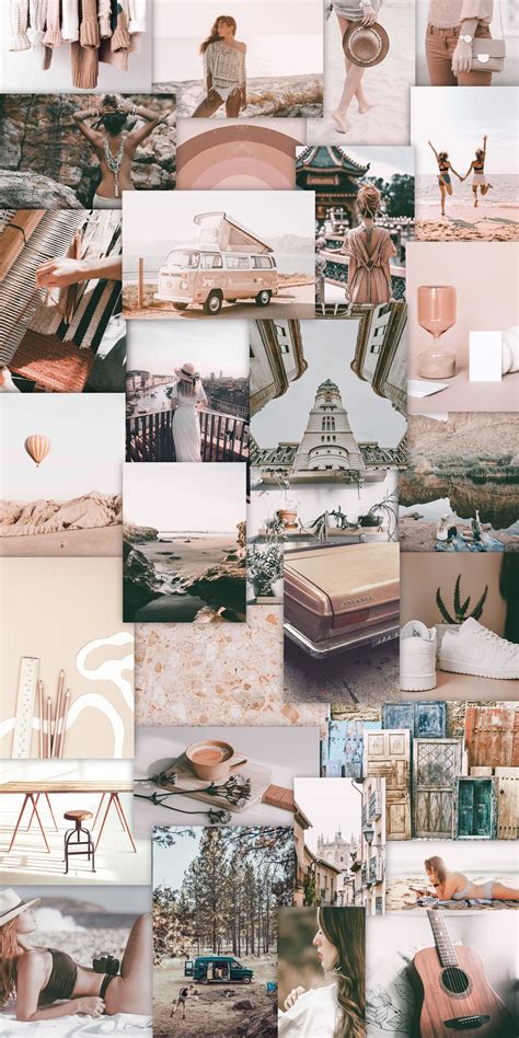 Boho Aesthetic Wallpaper Collage