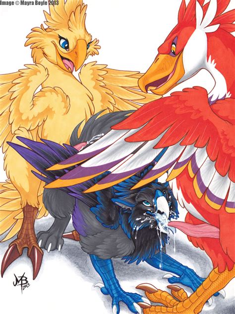 Rule 34 2013 Avian Chocobo Cum Final Fantasy Group Gryphon Herm