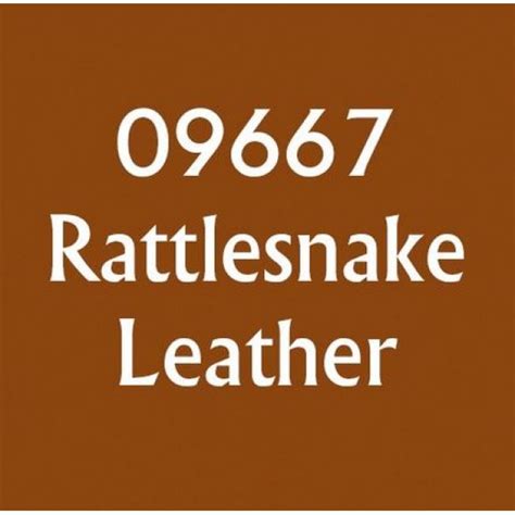 09667 Rattlesnake Leather Reaper Master Series Bones Hd