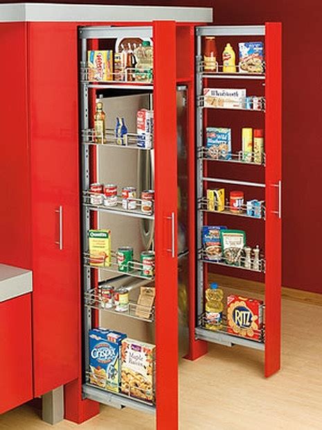 Below you'll find a round up of many of the slide out pantry inspiration photos and ideas we gathered during our remodeling planning phase. Pantry - Rev-A-Shelf Slim Line Pull Out Pantry Unit with ...