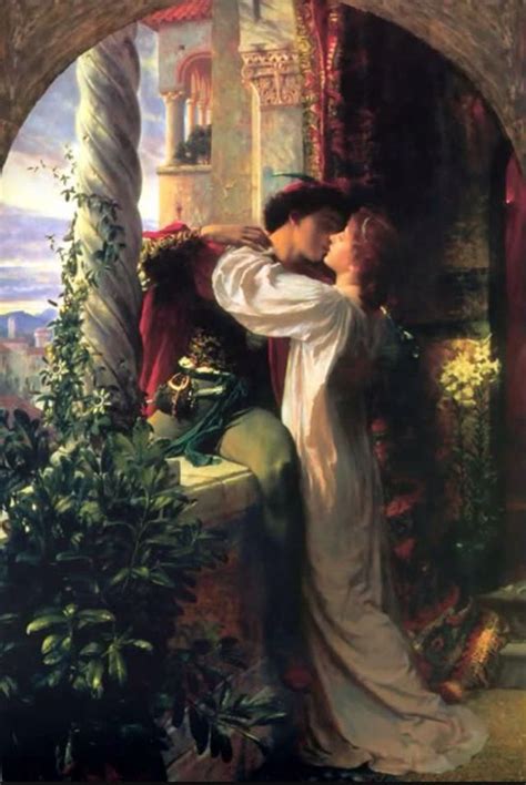 Romeo And Juliet ~ Frank Dicksee Female Art Painting Romance Art Renaissance Art Paintings