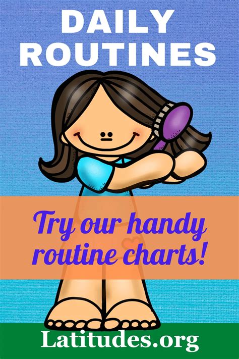 Printable Daily Routine Charts For Kids Acn Latitudes