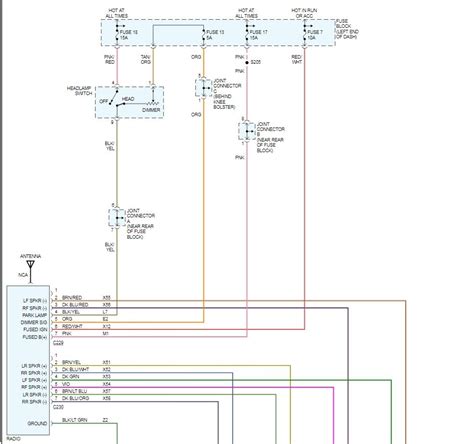 Dodge ram radio wiring harness diagram. Stereo Wiring Diagrams: V8 Engine. I Need the Color Code for the ...