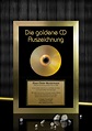 Geschenk ♫ Goldene CD Auszeichnung