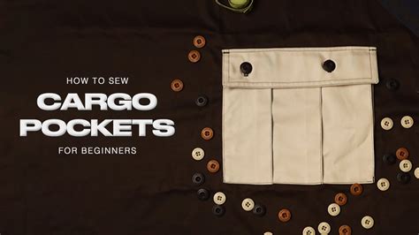 How To Sew Expanding Cargo Pockets Ga022 Youtube